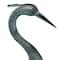 Set of 2 Green Metal Coastal Garden Sculpture, 40", 38"